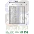 Filtre à  huile Hiflo Filtro HF152 pour Moto Aprilia 1000 RSV Tuono 2000-2010 0256187-1