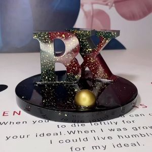 Moules à Lettres En Silicone A-Z - 26 Lettres 3D Antiadhésives, Pour Chocolat, Biscuits, Glaçons (Marron) - 5