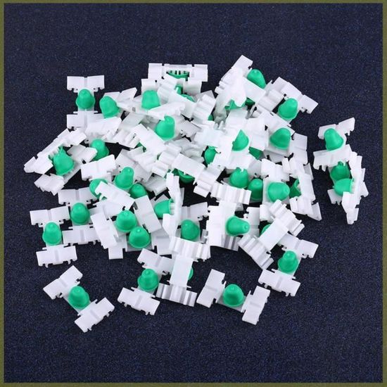 50 Clips De Fixation Porte & Jupe Latérale BMW E36 E46 – Agrafes Plastique Blanc OEM 51131960054 – Remplacement Solide Pour Moulures & Bandeaux