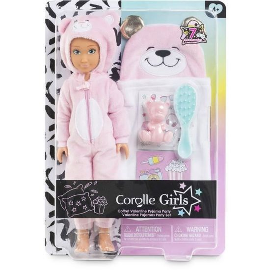 Coffret Poupée Corolle Girls Melody Pyjama Party - 28 Cm Avec 7 Accessoires - Pour Enfants Dès 4 Ans - 1