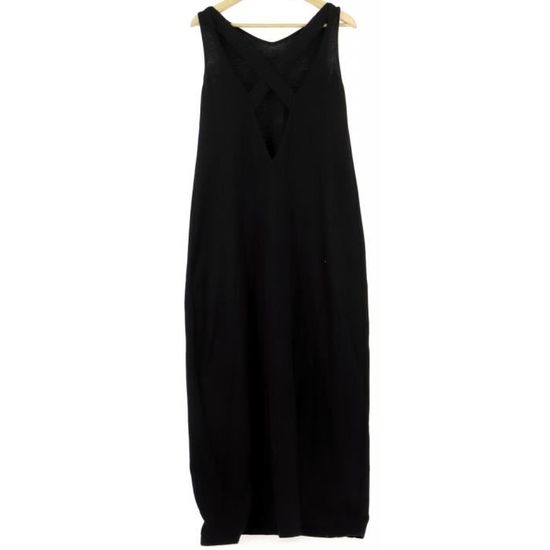 Robe ERIC BOMPARD TU Noir Cdiscount Pr t Porter