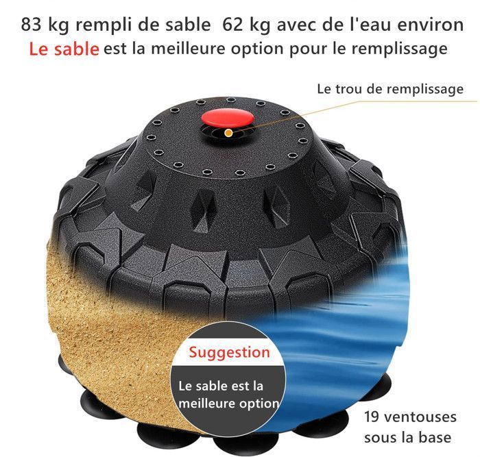 Sac De Frappe Sur Pied Kitopa 177cm - 93kg - Pour Boxe MMA à La Maison