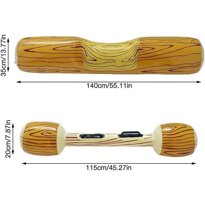 Lot De 4 Jouets Gonflables Flottants Pour Piscine - Bûches De Bataille