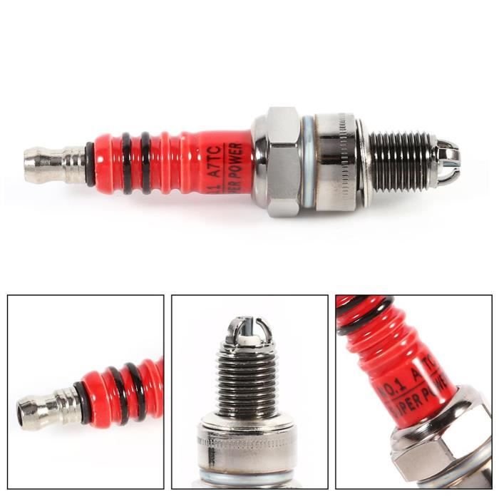 Lot De 2 Bougies D’allumage Pour Vélo Motorisé 50cc 60cc 66cc 80cc – Moteur 2 Temps