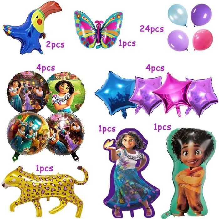 Décorations D'Anniversaire Encanto Ballon En Latex,36 Pcs Ballons En