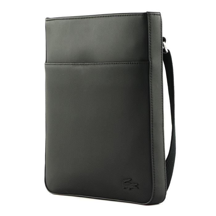 Sacoche lacoste cuir noir outlet