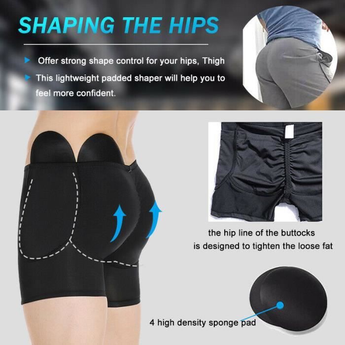 Calecon rembourre rehausseur de fesses pour homme sous vetement amincissant culotte gainante Beige Cdiscount Pret a Porter
