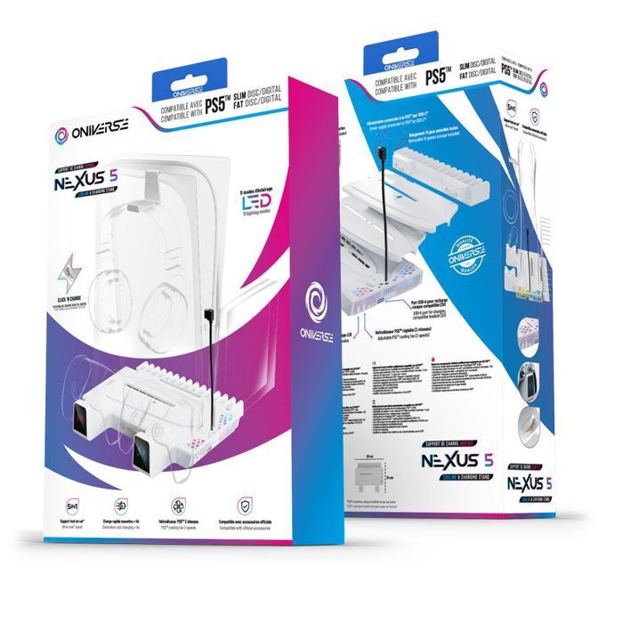 Support | Oniverse | Nexus 5 | Blanc-Accessoire-PS5 - Cdiscount