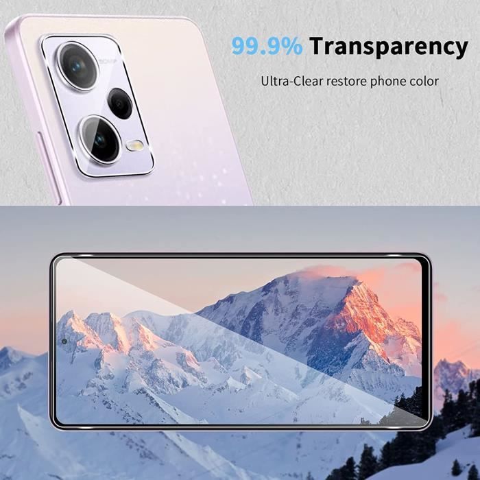 Verre Trempé Dureté 9H Anti-rayures Transparent p. Xiaomi Redmi 13C et Poco  C65
