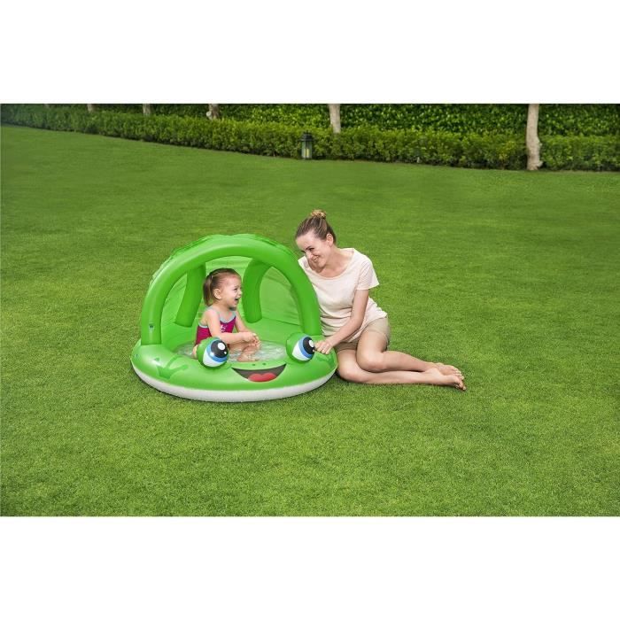 Bestway 52189 Piscnette pataugeoire ronde avec auvent 97 x 66 cm, 2 ...