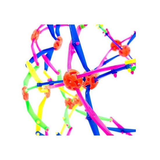 Balle Magique Extensible Avec Lumière - Jouet Télescopique 16,76 Cm - Anti-Stress Coloré Pour Enfants Et Adultes
