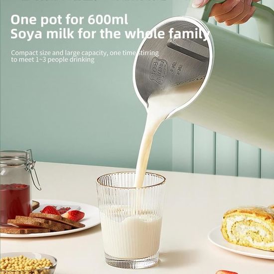 Machine à Lait Végétal 1000 Ml – Lait Noix, Amande, Avoine, Soja, Coco – 8 Fonctions Automatiques