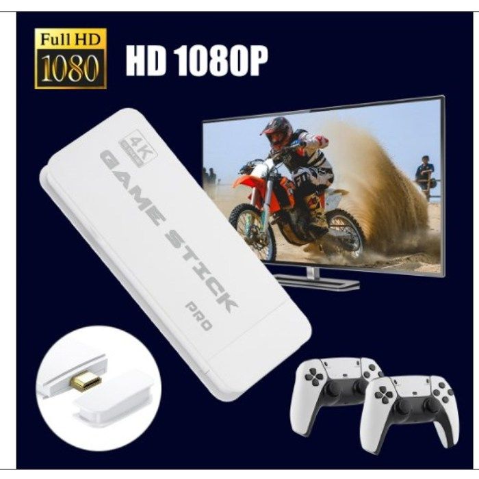 Console Rétro Gaming – Plus De 20 000 Jeux Classiques, 2 Manettes Sans Fil, Sortie HDMI 4K – Plug & Play Pour TV Familiale - 6