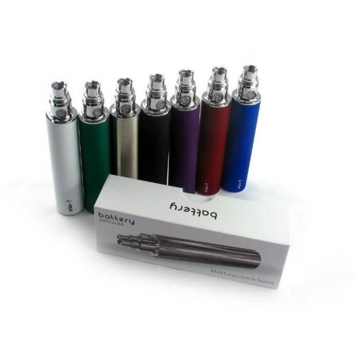 Ego 3200mAh énorme capacité Cigarette électronique Batterie Tension Ego  variable T batterie avec 510 ajustement de discussion CE4 MT