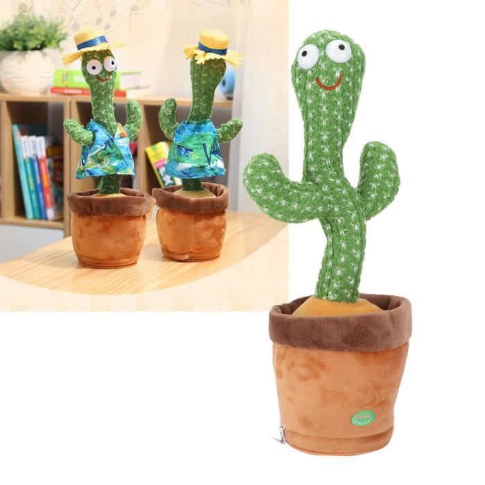 Jouet en peluche électrique arc-en-ciel des amis, Cactus