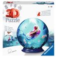 Puzzle 3D Ball Les sirènes - Ravensburger - 72 pièces numérotées - Pour enfants de 6 ans et plus-3