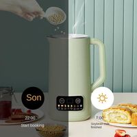 Machine à Lait Végétal Automatique 9-en-1 - 1400 Ml, Auto-nettoyante, 16 Lames - Pour Lait D'amande, Avoine, Jus, Avec Minuteur 24h - 4