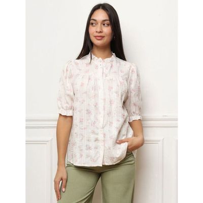 Blouse Dentelle Bodyflirt Femme Rouge Taille 40 - Manches Longues - Neuf Avec étiquettes