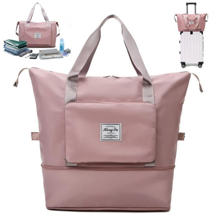 Sac De Voyage Pliable Extensible - Grande Capacité, Stylé Et Pratique Pour Vacances