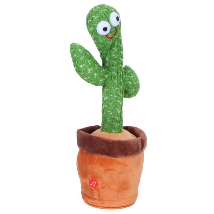 Cactus dansant, jouets pour bébé de 6 à 12 mois, jouet cactus parlant,  jouet pour bébé qui répète les paroles, jouet dansant imitation cactus avec  LED