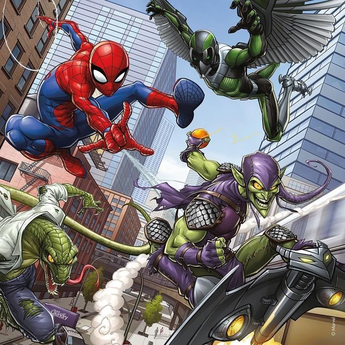 Puzzles Spider-Man 3x49 pièces - Ravensburger - Pour enfants dès 5 ans -  Cdiscount Jeux - Jouets