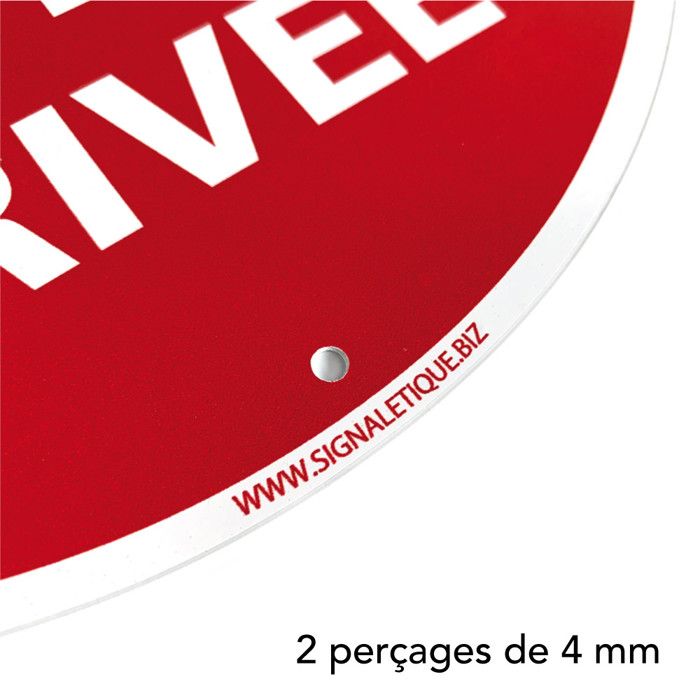 AUA SIGNALETIQUE - Panneau Alare Sécurité sous Vidéo Surveillance 24H