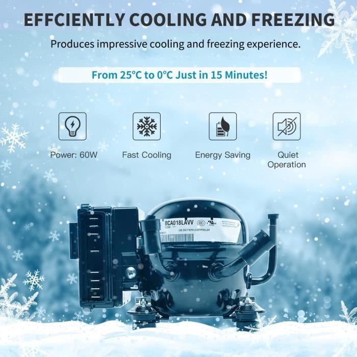 Réfrigérateur/congélateur portable - Alpicool T36 36L - Voiture