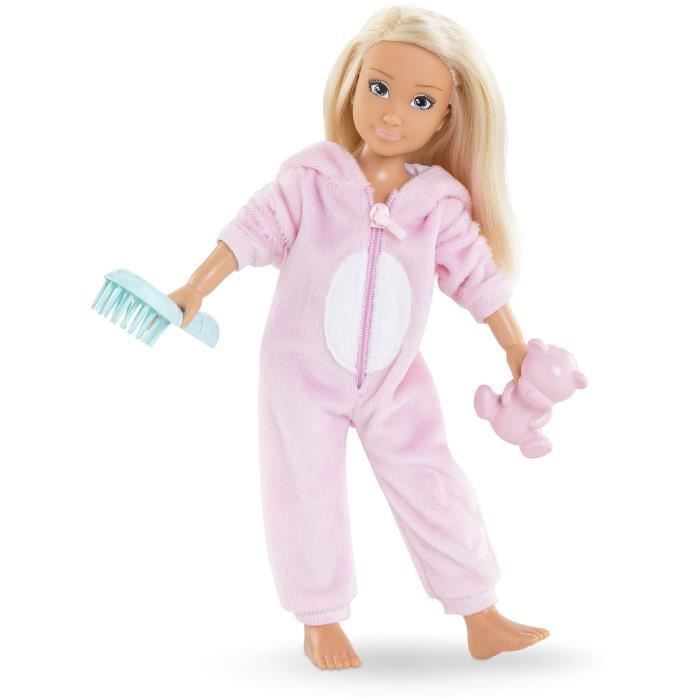 Coffret Poupée Corolle Girls Melody Pyjama Party - 28 Cm Avec 7 Accessoires - Pour Enfants Dès 4 Ans - 6