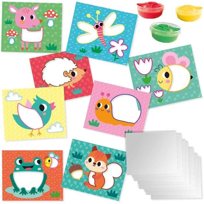 T.Y.G.F Kit Peinture Au Doigt Lavable 25 Couleurs - Non Toxique Avec Livre D'Images Pour Enfants - Idéal Créativité