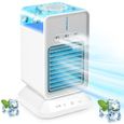 Climatiseur portable - AMOUNE - USB Mini - 3 vitesses - Oscillation 70° - 350 ml