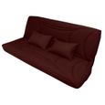 Housse Matelassee Pour Banquette Clic Clac 140 X 190 Borneo Prune