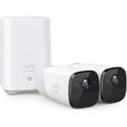 EufyCam 2 - Kit de surveillance 2 Caméras Sans fil + base de contrôle et de stockage-0