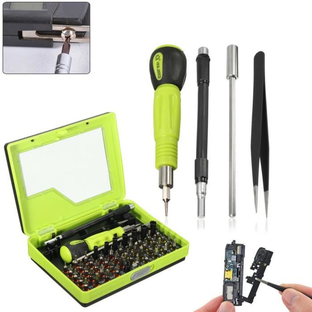 De Pro Choix Pince Set 4 pc