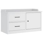 VIDAXL Bonne qualité - Coffre banquette - BONNIE - Banc de couloir SANDNES blanc 87x40x50cm - Bois de pin massif - pour Salon, Chambre,