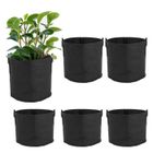 ACMETOP 6Pcs Sac à Plantes, Sac de Plantation avec Poignées, Kit de Jardinière 5/7 Gallons Sac de Fleurs Jardin Réutilisable Multi-Usages
