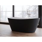 Baignoire îlot - SPALINA - VENECIA - Noir Mate - 170x80cm - Acrylique - Ovale