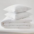 Pack Couette Blanrêve très chaude 240 x 220 + 2 Oreillers 60 x 60 Confort traité Anti Acarien Soft & care