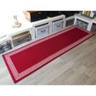 Tapis couloir MOTIF GREC rouge DEBONSOL - 70x340cm