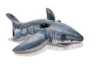 Bouée gonflable INTEX Grand Requin Blanc à Chevaucher - 173x107 cm - Pour Enfant à partir de 3 ans