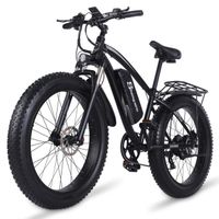 MX02S - Vélo Électrique Moteur 1000W - Batterie Lithium Amovible 48V 17AH - Fat Bike 26 Pouces - Shimano 7 Vitesses - Noir