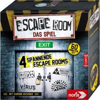 Jeux Noris 606101546  Escape Room avec 4 cas et Chrono Decodeur [VERSION ALLEMANDE]