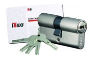 Cylindre Européen ISEO - CAVERS nickelé IS R6 30 X 50 - 6 goupilles inox - Livré avec 5 clés
