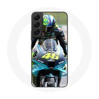 Coque pour Samsung Galaxy S21 FE Valentino Rossi Pilote de course moto 46