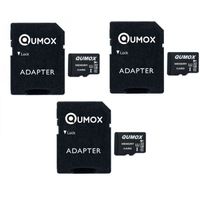 Lot de 3 Qumox Micro SD SDHC 32go 32Go 32g TF Carte Class 10 UHS-I 70MB-S 15MB-S pour Appareils Photo, Drones,Smartphone