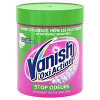 LOT DE 6 - VANISH Oxi Action stop odeur - Détachant textile sans javel 470 g