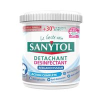 SANYTOL Poudre Lessive - Détachante - Blanchissante - Désinfectante - 450 g