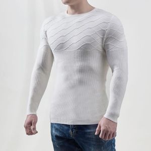 jefe martes Puro Sous pull col roule blanc homme - Cdiscount