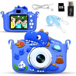 Appareil photo numérique HD pour enfants de 2 à 9 ans avec carte TF de 32 Go (non incluse