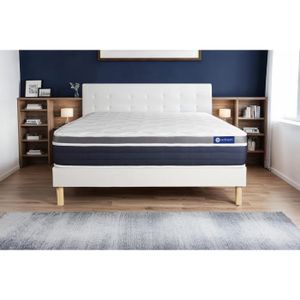 confort design ensemble frenchy matelas sommier 140x190 memoire de forme 100 francais 2 oreillers inclus cdiscount maison