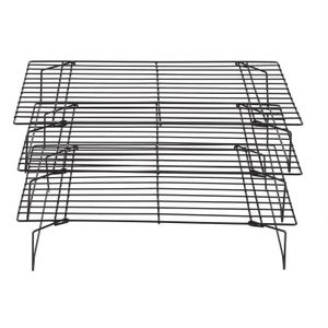 3 Etages Empilables Gateau Biscuit Patisserie Grille De Refroidissement Grilles De Refroidissement Ustensiles A Patisserie Dwteam In